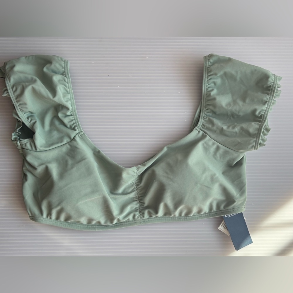 Hollister Swim Bandeau ruffle Bikini Top